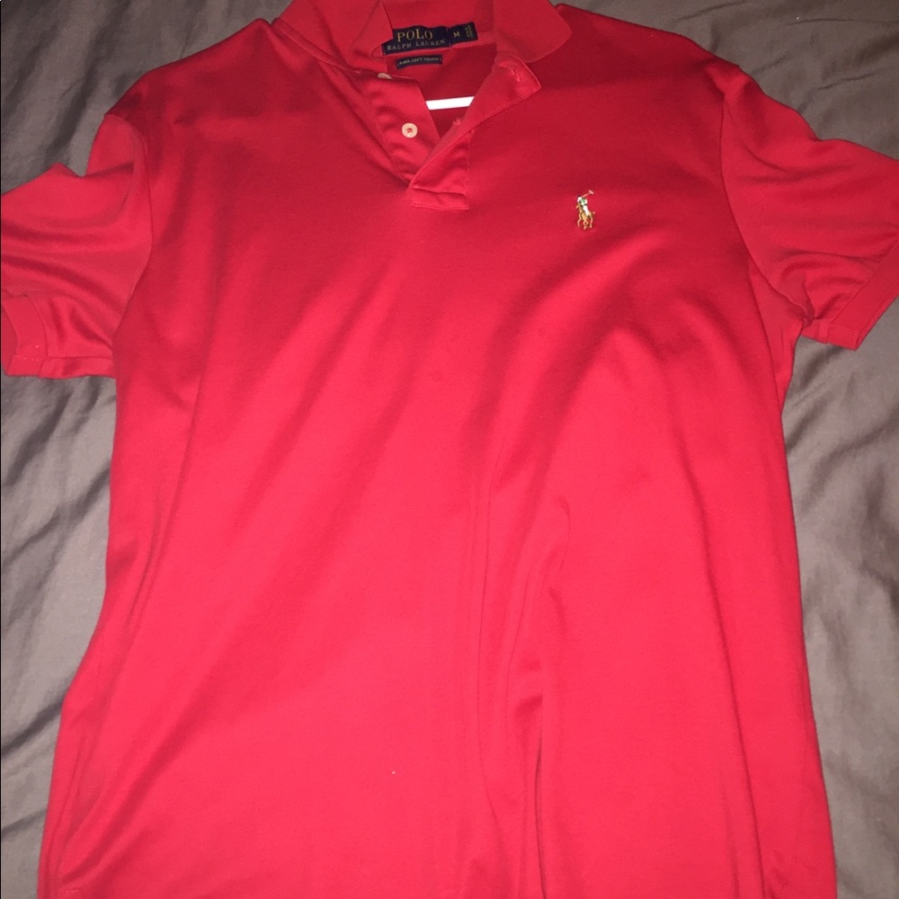 Red Ralph Lauren polo